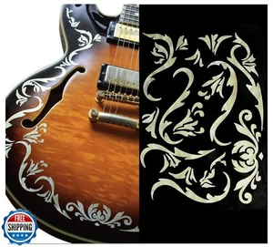 Jockomo Cowboy Fancy Vine AW Gitarre und Bass Inlay Aufkleber - Bild 1 von 5