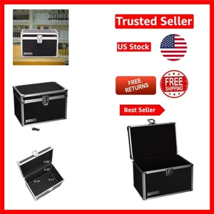 Porta tessere indice chiudibile a chiave per organizzazione sicura di ricette e appunti di studio - Foto 1 di 8