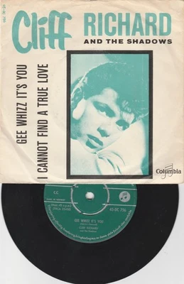 Cliff Richard "Gee Whiz It's You" / "I Cannot Find A True Love" Columbia Norway - Image 1 of 2