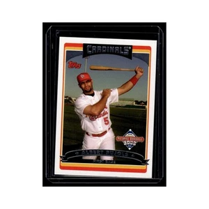 Tarjeta de béisbol Albert Pujols 2006 Topps #6 Cardenales de San Luis casi nueva - Imagen 1 de 3