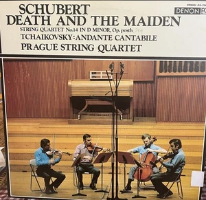 SCHUBERT Death and the Maiden PRAGUE STRING QUARTET LP NM Denon OX-7009-ND 1973 - Picture 1 of 4