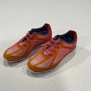 Footjoy Women Size 8M Empower Golf Shoes Spikeless Pink/Orange 98002 - Picture 1 of 9