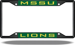 Marco de matrícula negro MSSU LIONS - Imagen 1 de 1