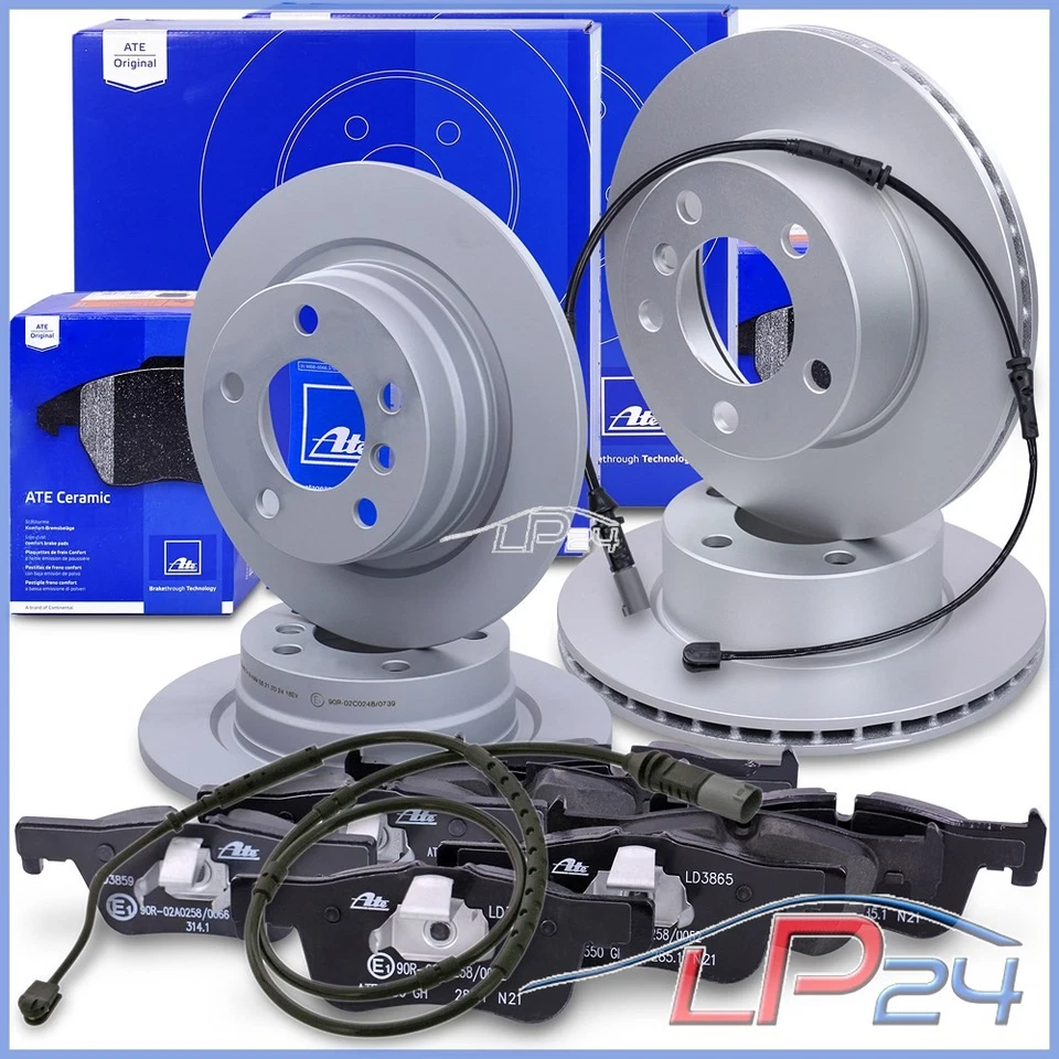 ATE DISQUES DE FREIN +PLAQUETTES CERAMIC+VWK AVANT+ARRIÈRE POUR BMW 1-ER F20 F21 - Photo 1/4