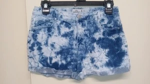 Jordache Girls Denim Shorts, Tye Dye Design, Pockets Super Cute - Picture 1 of 5
