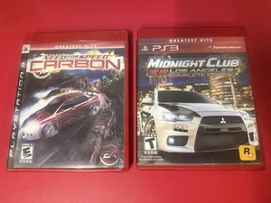 Need For Speed: Carbon and Midnight Club LA Complete Edition Ps3 (Playstation 3) - Picture 1 of 7