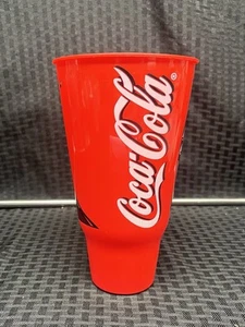 "Lote de 6 tazas clásicas de plástico de 32 oz de Coca-Cola de 8"" coleccionables" - Imagen 1 de 9