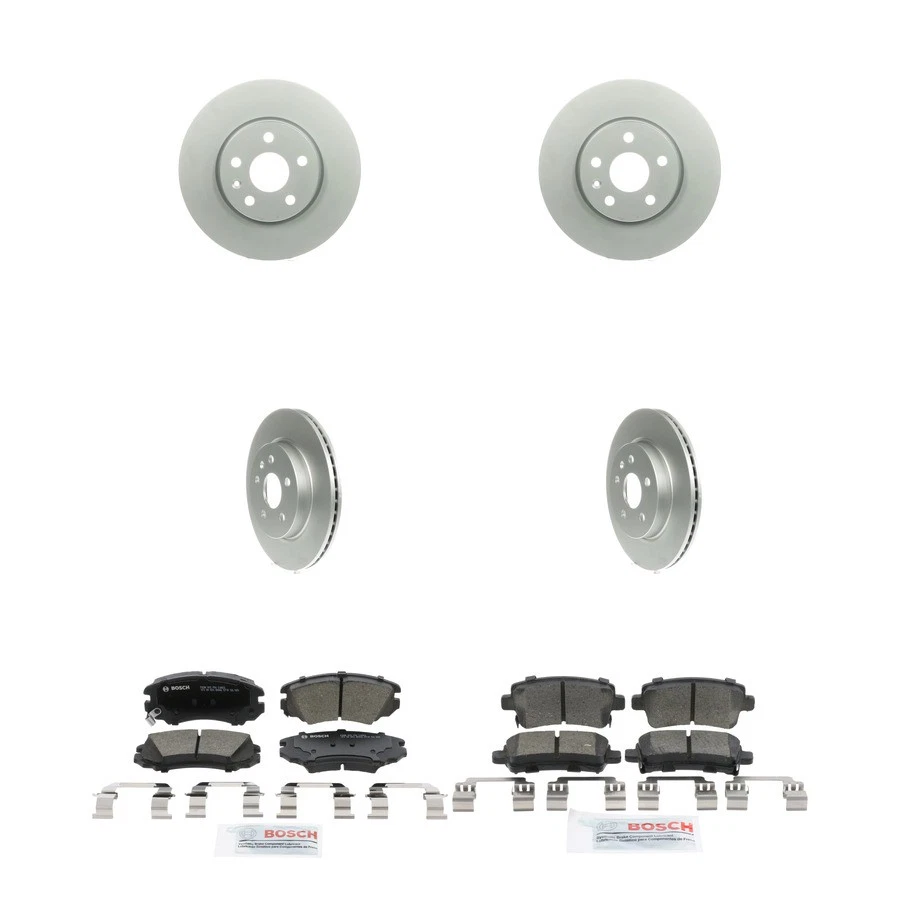 Bosch QuietCast Ceramic Brake Pad and Rotor Kit For 10-20 Chevrolet Malibu Foto 1 de 4