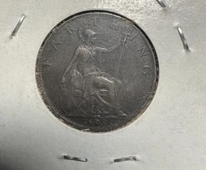 1895 Great Britain Farthing Uncommon England UK World Foreign Coin - Picture 1 of 2