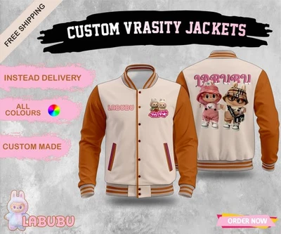 Custom Baseball Varsity Jacket Men’s Womens Letterman Jacket Stylish and Durable - Image 1 of 4