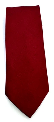 Vtg. John Henry Men's Necktie  Silk Circle Paisley Design Red - Image 1 of 4