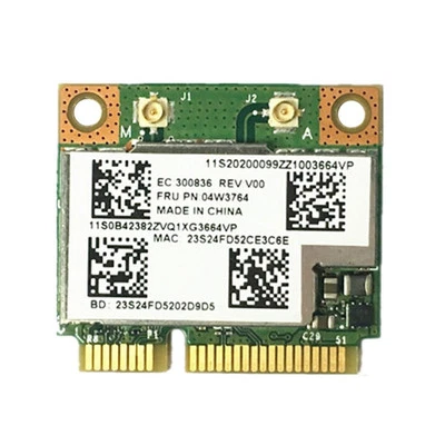 3 * 2 1 * WLAN-Karte 7cm BCM943228HMB 04W3764 WLAN WIFI MINI PCI-E-Karte - Bild 1 von 4