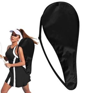 Tennis Racket Shoulder Bag Tennis Shoulder Organizer Tennis Paddle Cosy - Picture 1 of 12