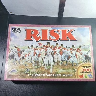 Vintage Risk The World Conquest Game Parker 1996 Board Game Incomplete - Image 1 of 4