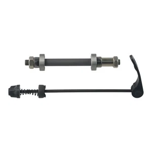Steel MTB Bike Bicycle Wheel Hub Front/Rear Quick Release Axle With 2 Bearings - Picture 1 of 46