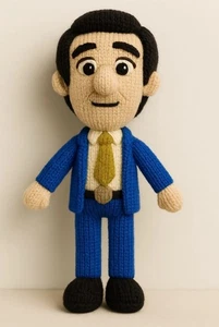 Trigger Knitted Knitting Pattern Only 25cm Tall Only Fools and Horses Teddy - Picture 1 of 1