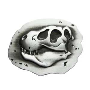 Dinosaur Fossil Bone Metal Fashion Belt Buckle - Picture 1 of 1