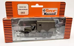 Vintage Roco Minitanks 1:87 HO CCKW 353 officina mobile #583 NOS - Foto 1 di 6
