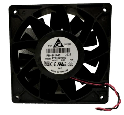 Delta PFB1224UHE Ventola di Raffreddamento Inverter Alta Velocità 24V 2.40A PN-541446 Radiatore - Immagine 1 di 4