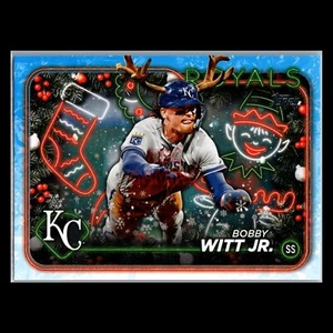Bobby Witt Jr SP Antlers variación de imagen 2024 Topps Holiday Royals #H111 - Imagen 1 de 2