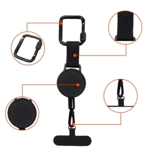 Theft and Drop Protections Retractable Phone Tether Phone Tether Lanyard - Zdjęcie 1 z 8
