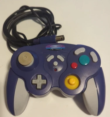 Players GamePad Purple Controller Nintendo GameCube Tested Working - Image 1 of 2