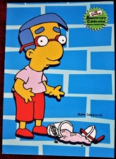 THE SIMPSONS 10th ANNIVERSARY - Card #45 - "MILHOUSE"- INKWORKS 2000
