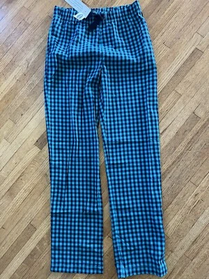 OLD NAVY Boy’s Pajama Lounge Pants Blue Plaid Size XXL 18 New NWT - Image 1 of 4