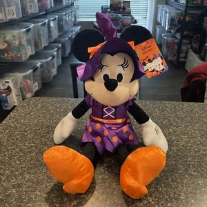 Just Play 2022 Disney Minnie Mouse Halloween Witch Outfit Plush #026 - Picture 1 of 11