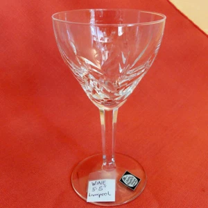 LIVERPOOL Royal Leerdam-Maastricht Wine 5.5" tall NEW NEVER USED Netherlands - Foto 1 di 7