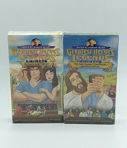 Greatest Heroes And Legends Of The Bible LAST SUPPER, SAMSON VHS New Sealed - Bild 1 von 2