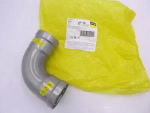 Viega 25226 MegaPress 90° Winkel 2" x 2" P1xP2 Kohlenstoffstahl Zink-Nickel Beschichtung - Bild 1 von 2