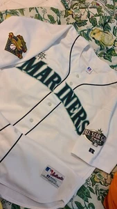 Ichiro Suzuki 2001 Seattle Mariners Rookie Authentic Jersey Size 52 - Picture 1 of 11
