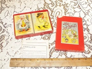 Vintage JEU DES FAMILLES French Card Game - Picture 1 of 7