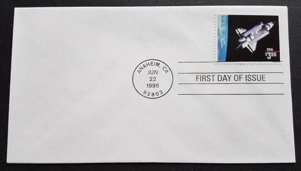 USA 1995 Space Ship Shuttle Challenger 1v Stamp FDC (official issue) - Image 1 of 2