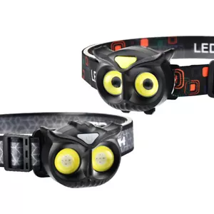 Headlamp LED Small Creative Owl High Power lights Magnetic Absorption Induction - Picture 1 of 14