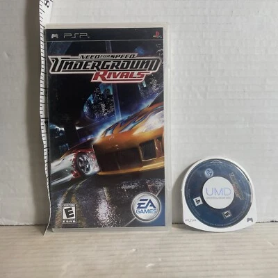 NEED FOR SPEED: UNDERGROUND RIVALS PlayStation Portable PSP Sony EA Games 2005 - Image 1 of 4