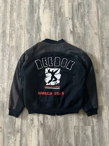 Vintage 80s Reebok Sport Human Rights Now ! World Tour Jacket Sz L VTG RARE - Picture 1 of 7