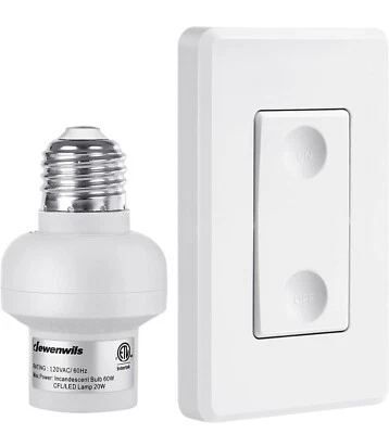 Dewenwils Remote Control Light Socket SKU: HRLS11B2 - A0015 - Image 1 of 4