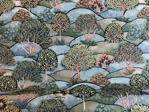 NUEVO Tuscan Hills TAPIZR Tela Ladera Paisaje Cortinas Cojines Tapicería - Imagen 1 de 4