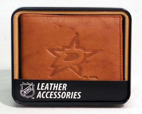 Dallas Stars NHL Embossed Leather Billfold Wallet Cover