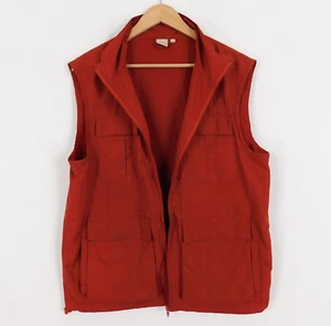 Cotton Traders Burnt Orange Utility Gilet Size Medium - Picture 1 of 4