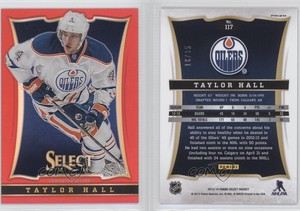 2013-14 Panini Select Black Friday Red Prizm /35 Taylor Hall #117
