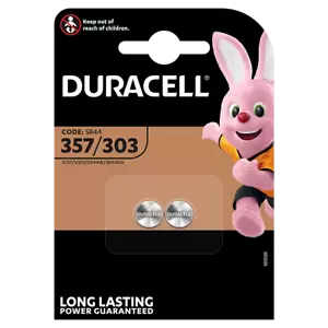 PILA D 357 303 SR 44 KS76 DURACELL BATTERIA battery - Foto 1 di 1