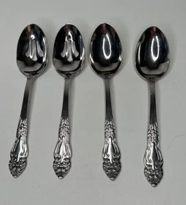 Reed & Barton Haversham Edelstahl Besteck Set 4 Servierlöffel Schlitz + - Bild 1 von 7