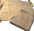 Medical Uniform Unisex V Neck Top Pant Set Beige Cargo Style Large Silver Lining