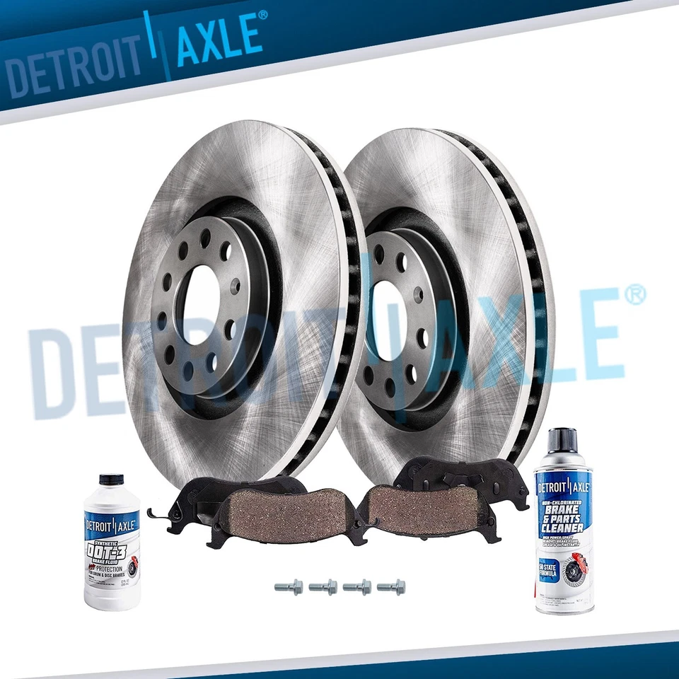 Pastilhas cerâmicas rotores de freio a disco dianteiro 312 mm para 2015 2016 2017 Audi A3 Quattro - Imagem 1 de 4