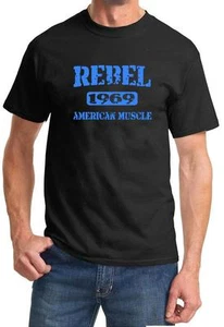 1969 AMC Rebel American Muscle Car Color Design Tshirt NEW Free Ship - Picture 1 of 7