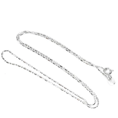 925 Sterling Silver Necklace 16inches Italy Made - Image 1 of 4