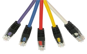RJ45 Crossover NETWORK LEAD CAT 5e Ethernet Cable 1m 2m 3m 5m 10m LOT Xbox to PC - Picture 1 of 17